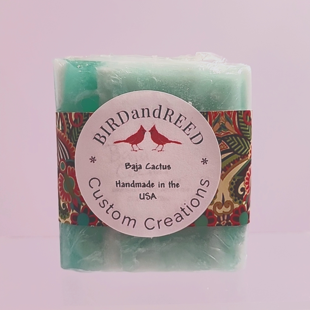 Hand Crafted Made in America Baja Cactus Soap 5 oz bar